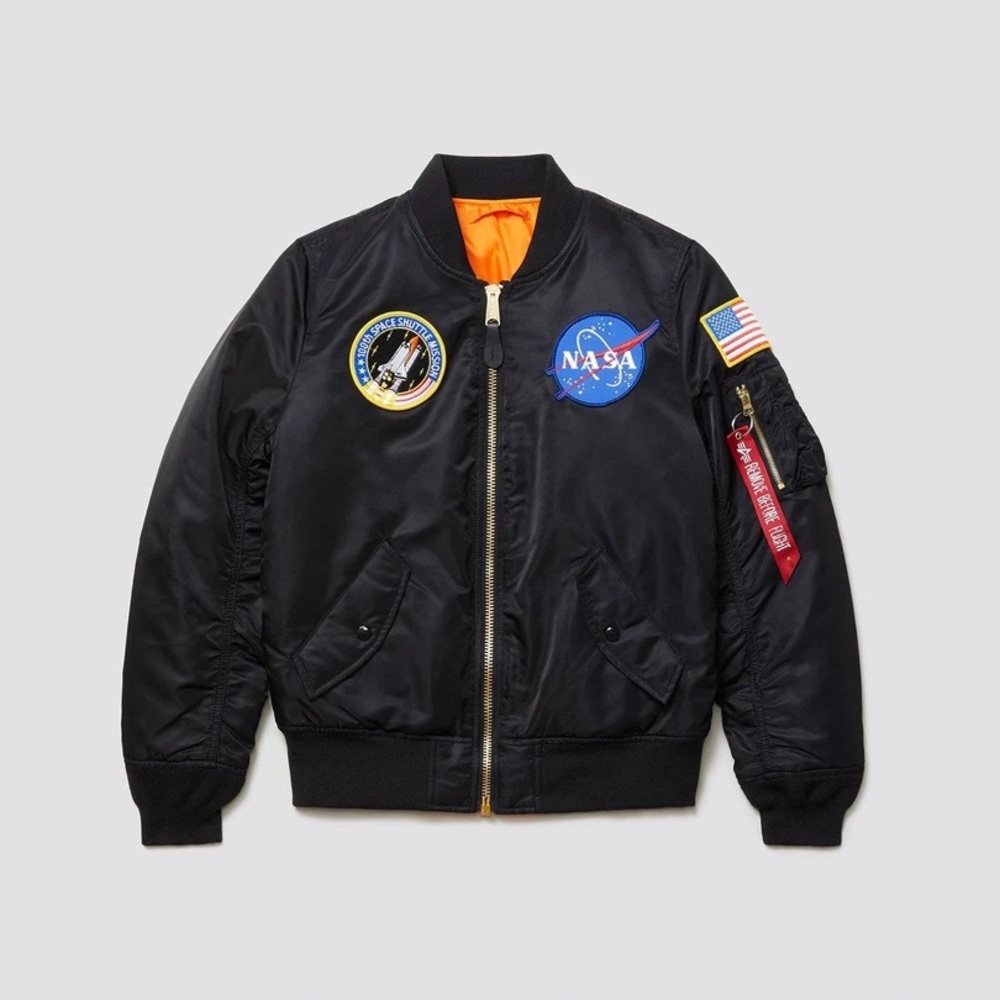 Women’s NASA MA-1 Flight Jacket Black